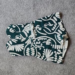 H&m conscious zip up plant print romper (tropical vibes)